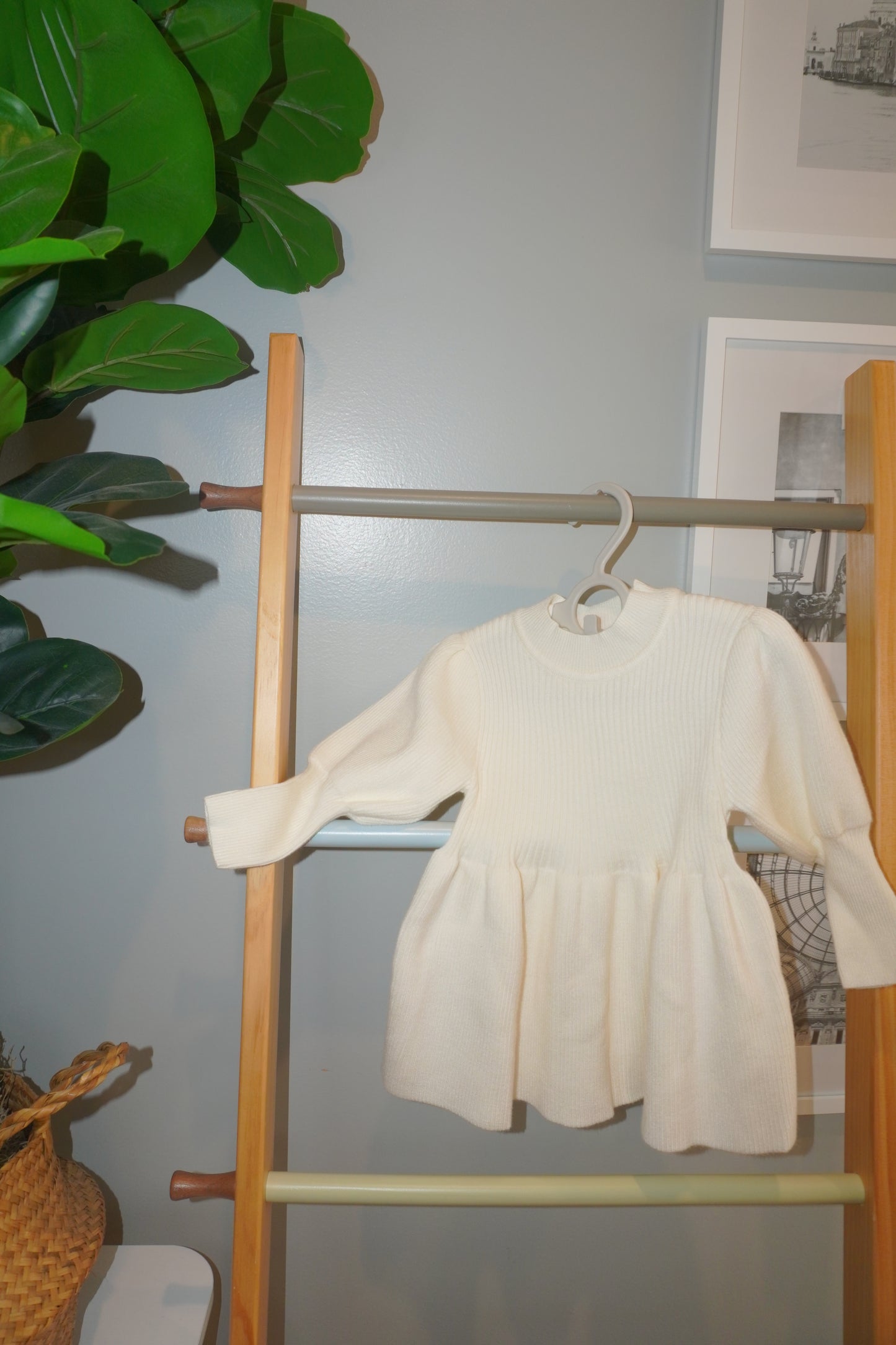 Creme Knit Dress