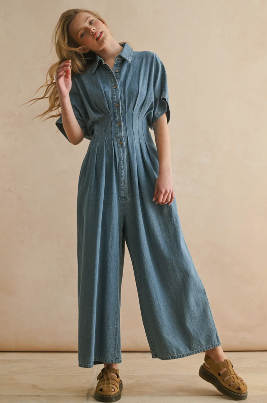 Denim light jumpsuit